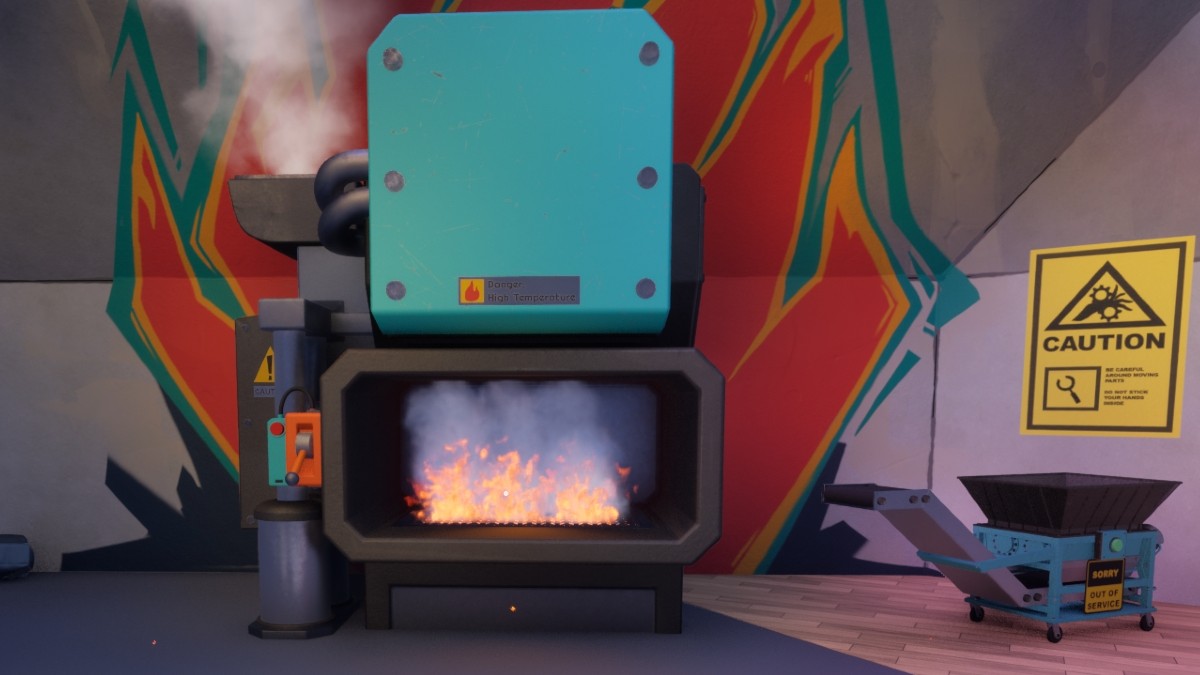 Incinerator Cash Cleaner Simulator